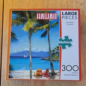Buffalo David Bitton Hawaiian Getaway Puzzle - Blue and Orange